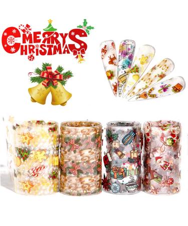 Kalolary 20 Rolls Nail Foil & Glue - Holographic Starry Sky Stars Transfer Stickers for DIY Nail Art Decoration - Buy Online on SooperMarket.com