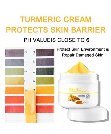 Turmeric Face Cream - Natural Moisturizer for Face & Body | Anti-Aging Turmeric Facial Cream for All Skin Types - Smooths Fine Lines & Wrinkles - Buy Online on SooperMarket.com