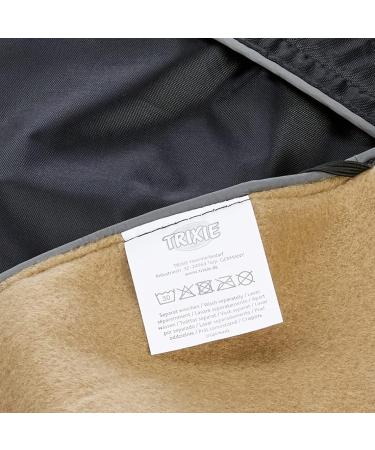 Trixie 30515 Orl ans Coat for Dogs - Black M (45 cm) Pack of 3 | International Shipping Available - Buy Online on SooperMarket.com