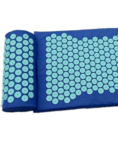 Almencla Neck - Acupressure Mat and Pillow Set - Relieves Stress Back Neck Blue - Buy Online on SooperMarket.com