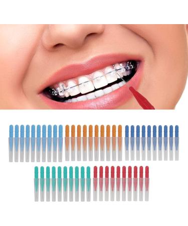 Akozon 50pcs Toothpicks & Interdental Brushes - Premium Oral Health Teeth Cleaning Tools for Fresh Breath & Dental Care - Buy Online on SooperMarket.com