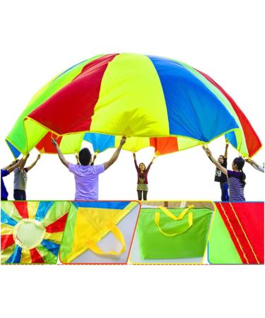 Sonyabecca 6' Parachute for Kids with 9 Handles - Fun Game Toy for Active Play - Buy Online on SooperMarket.com
