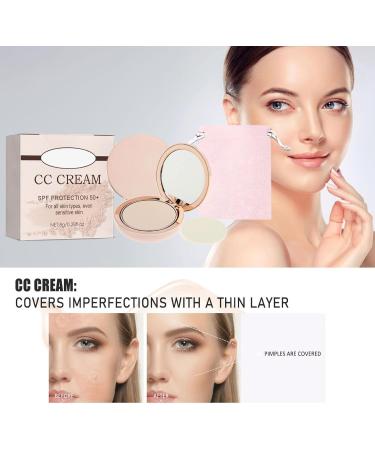 Always Divina Illumina Cc Creamy Compact Spf 50+ Ilumina Powder Foundation Makeup Cc Cream Concealer Set up Powder With Mirror & Makeup Pocket (04 Light Brown) 8.00 g (Pack of 1) 04 Light Brown - Buy Online on SooperMarket.com