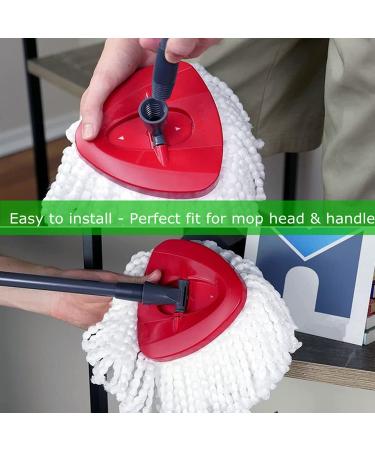 Replacement Rotating Triangle Mop Head Cover for O Cedar EasyWring Spin Mop - Compatible with 1 Tank System - Buy Online on SooperMarket.com