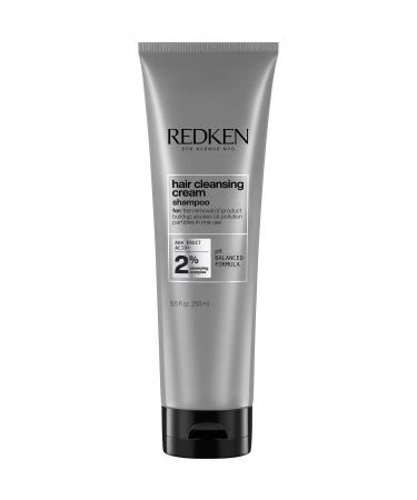 Redken Detox Hair Cleansing Cream Clarifying Shampoo | For All Hair Types | Removes Buildup & Strengthens Hair Cuticle 8.5 Fl Oz
