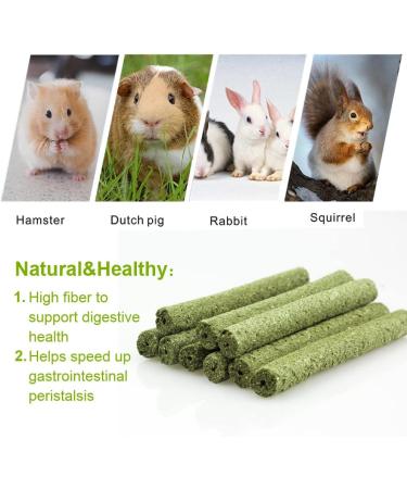 ULIGOTA Timothy Hay Sticks: Handmade Natural Chews for Rabbits, Guinea Pigs, and Small Pets - Buy Online on SooperMarket.com