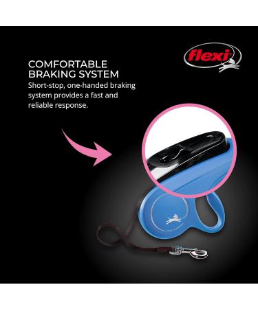 Flexi Classic Retractable Dog Leash - 4.8m Small Size in Blue | International Shipping Available - Buy Online on SooperMarket.com