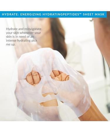 PMD Beauty Hydrate Energizing Hydrating Peptides Sheet Mask - 5 ct | International Shipping Available - Buy Online on SooperMarket.com