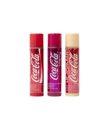 Lip Smacker Coca Cola Trio Lip Balm Set - Cherry, Vanilla, Original - 0.42 oz (Pack of 1) - Buy Online on SooperMarket.com