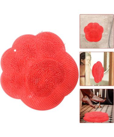 KOMBIUDA Lazy Back Rub Pad Foot Massager Bathroom Non-skid Foot Scrubber Care Cleaning Pad - Buy Online on SooperMarket.com