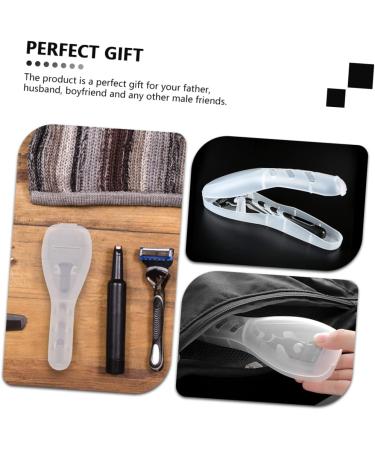 Beavorty 5er Boxes Travel Case for Razors - Clear Shaver Organizer & Storage Container for Men | Ideal Razor Holder for Travelers - Buy Online on SooperMarket.com