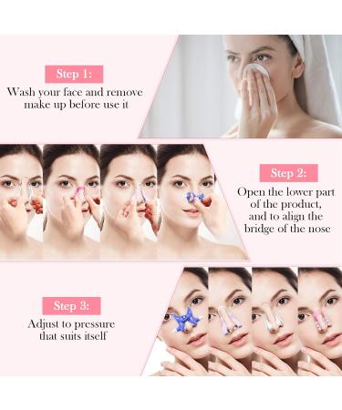 7-Piece Nose Up Lifting Shaper Clips Set | Silicone Slimming Tool for Nose Enhancement | Beauty Clip for Wide Low Curved and Big Noses - International Shipping - Buy Online on SooperMarket.com