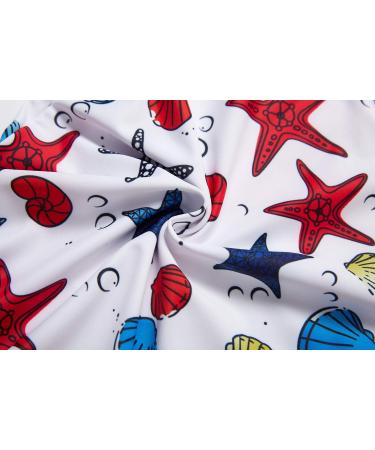 BONVERANO Baby Girls Swimsuit UPF 50+ Sun Protection 2-3 Years Pink Starfish - Buy Online on SooperMarket.com