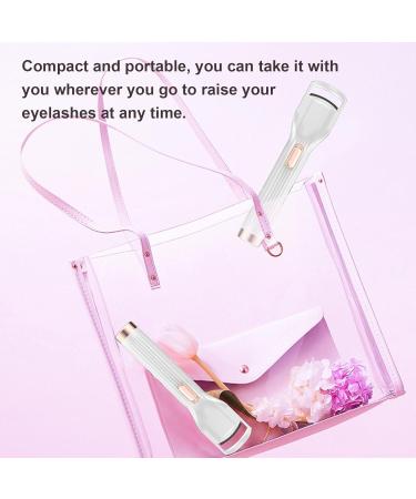 Lesunbak Heated Lash Curler | Rechargeable Eyelash Curler Heat for Eye Lashes | Long-Lasting Lash Styling Heater for Daily Commutes Working Dates Without Fan - Buy Online on SooperMarket.com