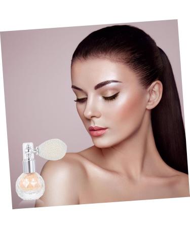 WOFASHPURET 1pc Body Air Bag Powder Hair Perfume Shimmering Face Powder Highlighter Sprayer Makeup Tools Glass Golden 1 count (Pack of 1) - Buy Online on SooperMarket.com