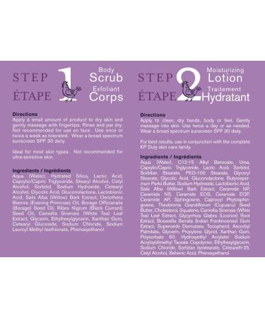 DERMAdoctor KP Bump Eraser Body Scrub & Lotion Kit | Exfoliating Keratosis Pilaris Treatment with 10% AHAs + PHAs | 8oz Each - Smooth Dry Skin Naturally - Buy Online on SooperMarket.com