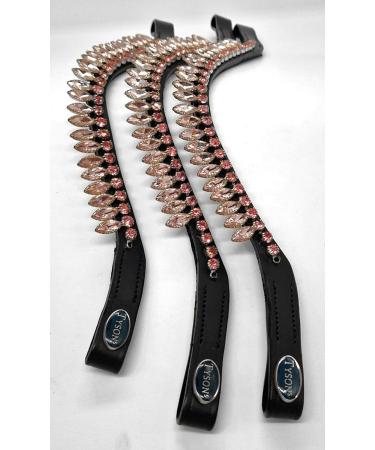 Buy Tyssons Breeches Drop Herring Strap Strass Drops Rosa Blue Leather Bridle for Minishetty Shetty VB WB X Full Thoroughbred - Pink & Black Glitzer - Buy Online on SooperMarket.com