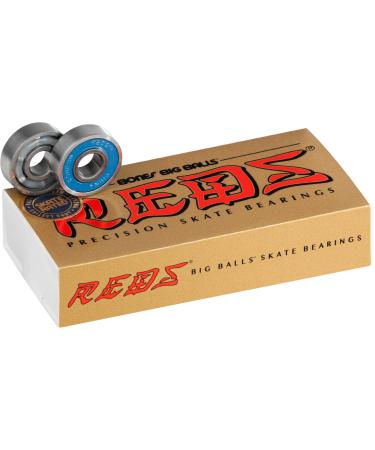 Bones Big Balls Reds Skate Bearings 8mm 16 Pack