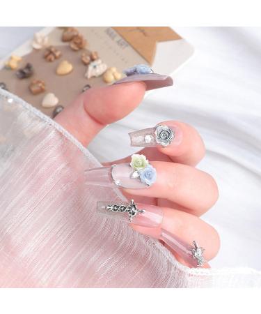 3D Flower Nail Charms 200 Pcs Colorful Acrylic Camellia Rose Flower Nail Art Charms Nail Rhinestones Gems Nail Accessories for DIY Nail Art Designs Jewelry Making (Multi-Colored A) - Buy Online on SooperMarket.com