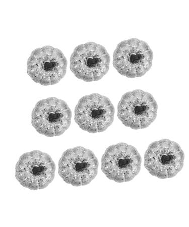 Amosfun 30 Pcs Foam Pumpkin Artificial Model Silverx3pcs 5.5CMx3pcs