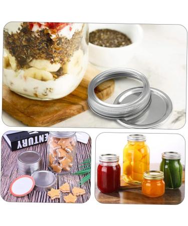 IMIKEYA 54pcs Mason Jar Lids Tinplate Solid Disc - Buy Online on SooperMarket.com