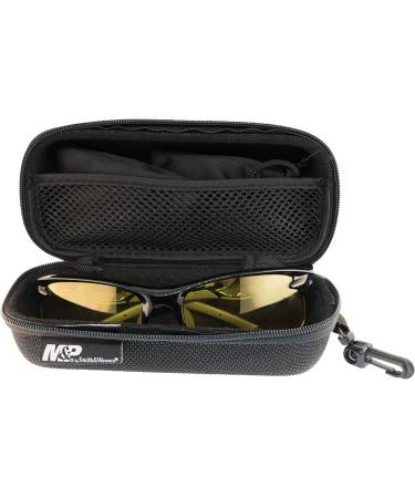 Smith & Wesson M&P Harrier Half Frame Shooting Glasses | Impact Resistant Anti-Fog Lenses | Black | One Size - Buy Online on SooperMarket.com
