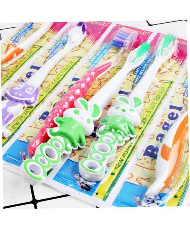 Shop Minkissy 24 pc Eco-Friendly Caricature Rabbit Toothbrushes for Kids - Lightweight Bristle Tooth Cleaning Brushes - Buy Online on SooperMarket.com