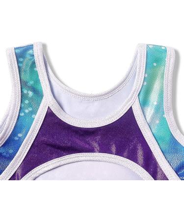 EQSJIU Girls Gymnastics Leotard 3-4T Sparkly Rainbow Galaxy Aurora Butterfly Flower Dancewear - Buy Online on SooperMarket.com