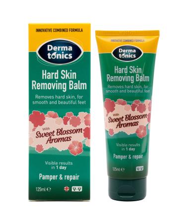 Dermatonics Hard Skin Removing Balm | suitable for diabetics | with sweet floral aromas | contains moisturizing shea butter and moisturizing Swedish oat lipid | 125 ml 125 g (1 pack)