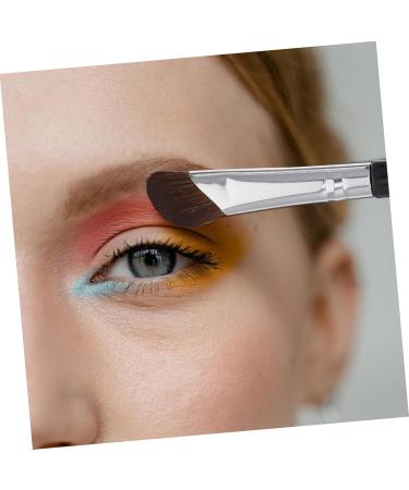 Mikinona 4 Pcs Cosmetic Brush Eye Makeup Eyeshadow Brush Eyeliner Brush Angled Makeup Brush Brow Nylon - Buy Online on SooperMarket.com