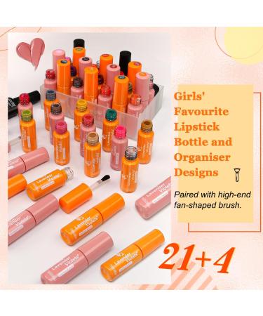 Lavender Violets 25 Pcs Gel Nail Polish Mousse pudding Colours Foundation Blooming Gel Base Coat Glossy n Matte Top Coat Dotting Drawing Nail Brush Manicure Soak Off UV LED Varnish C407 #25 Mousse pudding - Buy Online on SooperMarket.com