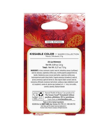 Burt's Bees Kissable Color Warm Holiday Gift Set - Warm Collection - Buy Online on SooperMarket.com
