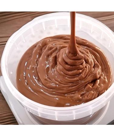 Dolcincasa-Com 100% Pure Roasted Hazelnut Cream - Gluten-Free Ice Cream & Coffee Topping (500g) | All-Natural Confectionery Filling - Buy Online on SooperMarket.com