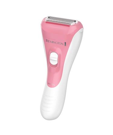 Remington WDF4821US Smooth & Silky Electric Shaver for Women, 3-Blade Cordless Foil Shaver and Bikini Trimmer for Wet or Dry Use, Pink