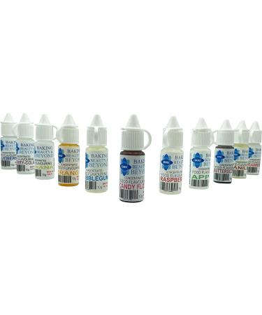 Baking Beauty and Beyond Concentrated Food Flavouring Oil - Food Grade Flavouring Oil for Candy Making Baking Lip Balm and Lip Gloss - Gin (10ml) - Buy Online on SooperMarket.com