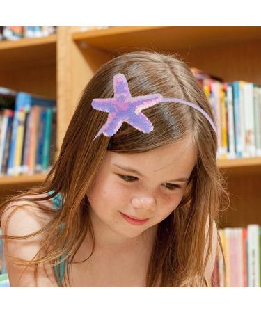 Totelux Starfish Sequins Headband - Light Purple Hair Accessories for Women & Girls | Ideal for Birthday, Wedding & Party Supplies - Buy Online on SooperMarket.com