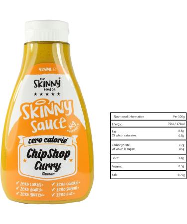 Skinny Food Co Curry Ketchup BBQ Sauce Set - Sugar Free & Zero Calories (3 Pack) - Buy Online on SooperMarket.com