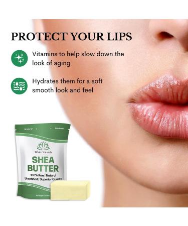 Sale! White Naturals Unrefined African Shea Butter 1 lb - Pure Raw Grade A Ivory - Great Skin Moisturizer for DIY Lip Balms, Stretch Marks, Eczema, Acne, Sun Damage Recovery - 16 oz Cream & More - Buy Online on SooperMarket.com