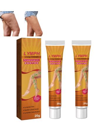 VisTapex 2Pcs Mediginger Antiswelling Lympunclog Ointment Gooliving Antihump Lymphcare Ginger Ointment  Gingerlegs Anti Swelling Ointment Gingerlegs Anti Swelling Det_oxing Ointment