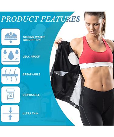 60 Pcs Pure Cotton Armpit Sweat Pads for Women and Men - Disposable, Comfortable, Extra Adhesive - Sweat Absorption - Non Visible - Unflavored - Buy Online on SooperMarket.com