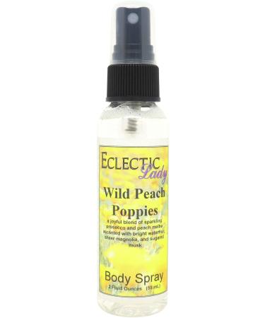 Eclectic Lady Wild Peach Poppies Body Spray (Double Strength 4 oz)