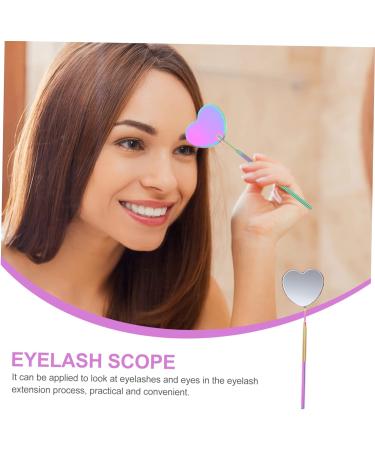 Beavorty 5pcs Eyelash Check Mirror - Stainless Steel Handheld Mirror for Lash Tech Supplies and Extension, Beauty Salon Tool - Buy Online on SooperMarket.com