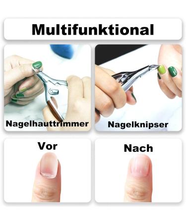 Professional Stainless Steel Cuticle Cutter & Nippers for Precision Nail Care | International Shipping Available - Buy Online on SooperMarket.com