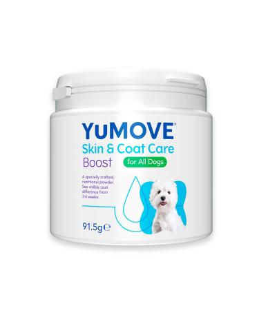 YuMOVE Skin & Coat Care Boost | Previously YuDERM Boost | Nutritional Supplement for Dogs Coat Skin and Nails | 180 scoops | Packaging may vary 91 g (Pack of 1)