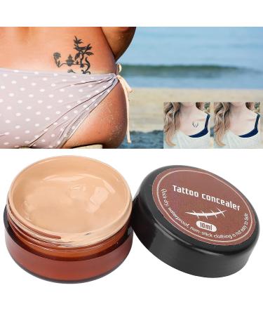 Waterproof Tattoo Cover Up Makeup by ANGGREK - Concealer for Skin Acne, Marks, Freckles, and Scars - 10ml for Men and Women - Buy Online on SooperMarket.com