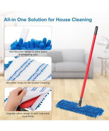 2 Pack Thicken Mop Refills for O-Cedar Dual-Action Microfiber Flip Mop - Machine Washable Replacement Heads for All Surface Cleaning - Buy Online on SooperMarket.com