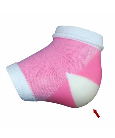 Bodiance Moisturizing Gel Heel Socks 2 Pairs Pink Large + O'keeffe's Healthy Feet Foot Cream Bundle - Buy Online on SooperMarket.com