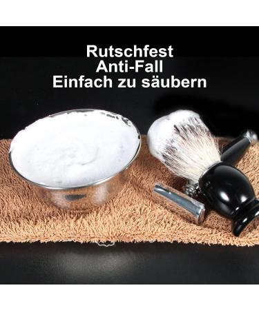 Ervor Premium Double-Layer Stainless Steel Shaving Bowl - 11.5cm | Perfect for All Shaving Soaps | International Shipping Available - Buy Online on SooperMarket.com