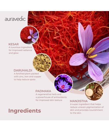 Auravedic Kumkumadi Oil 100ml - Natural Beauty Elixir for Glowing Skin - Buy Online on SooperMarket.com