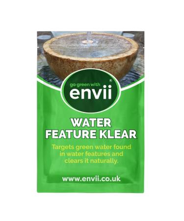 envii Water Feature Klear Natural Water Feature Cleaner Chemical Free Treatment Safe for all Wildlife & Pets 20 Tablets Treats 2 000 Litres of Water